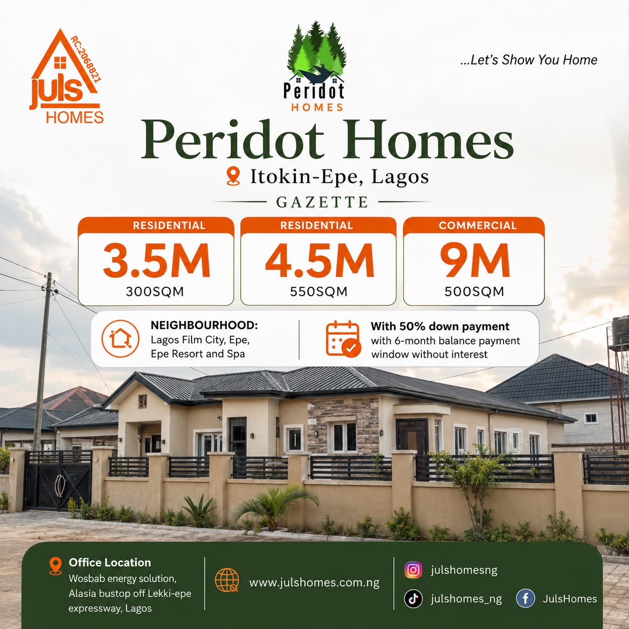 PERIDOT HOMES